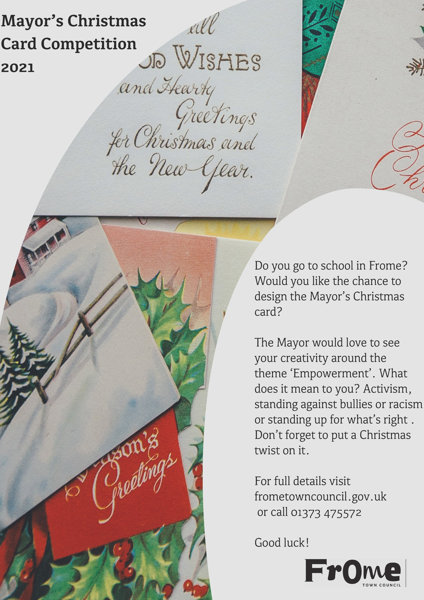 Image of Frome Mayors Christmas Card Competition- closing date 22.11.21